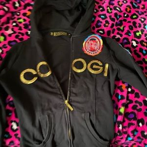 A multicolored Coogi Zip-Up Jacket with